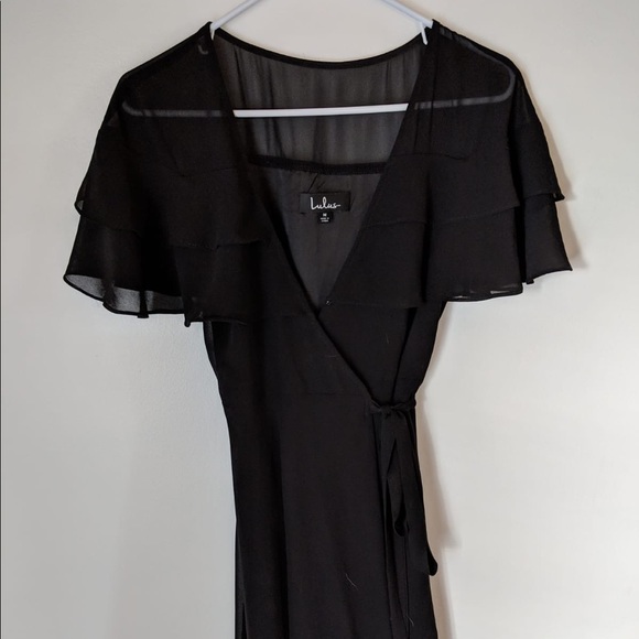 Lulus Dresses & Skirts - Black lulus maxi dress size medium
